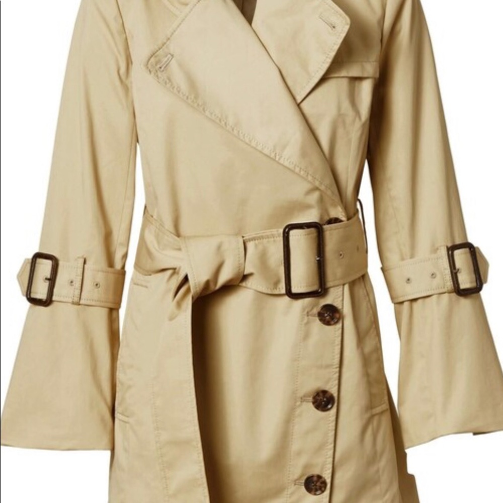 Olivia Palermo Asymmetrical Trench Coat
